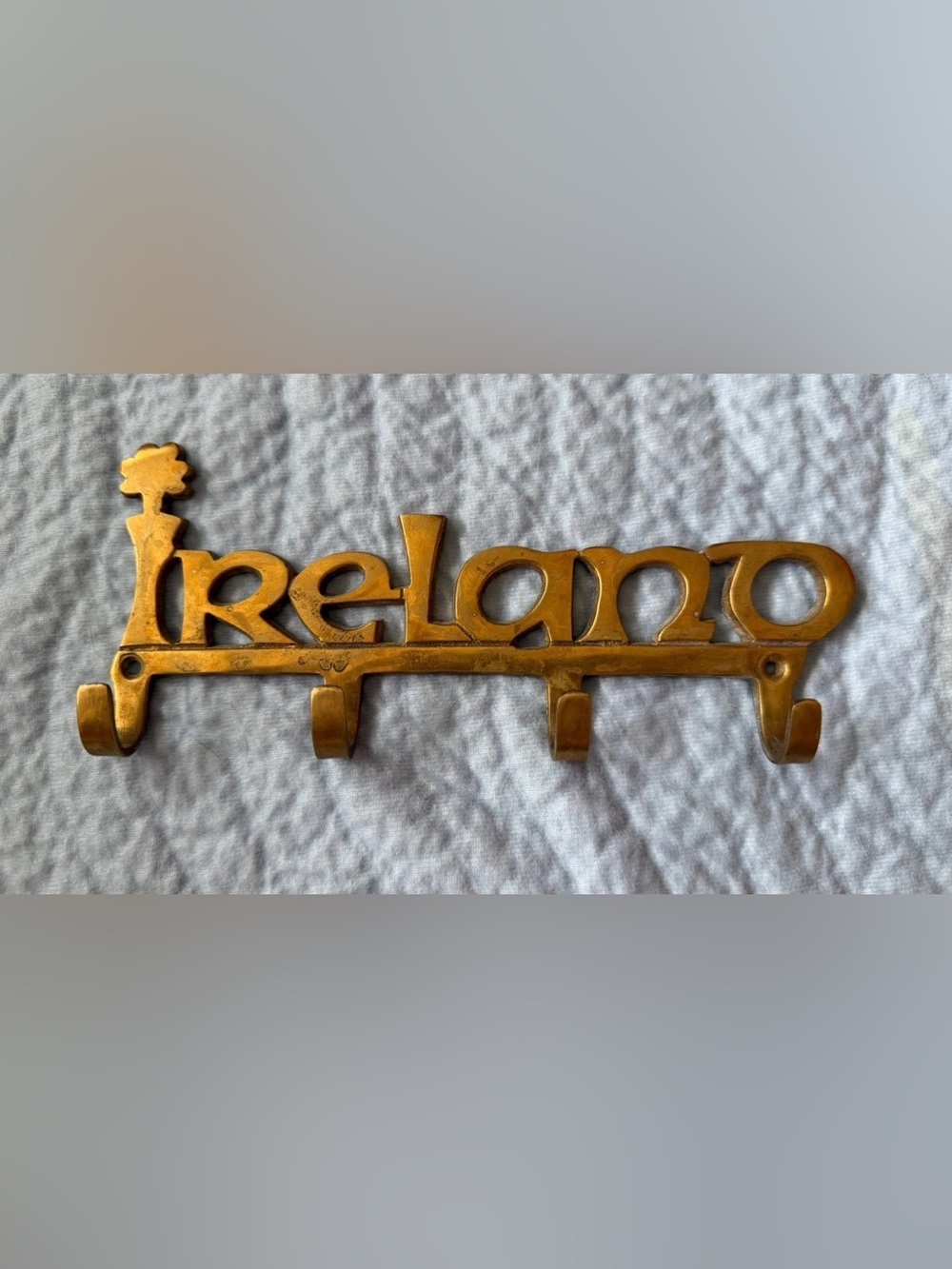 Ireland brass key holder